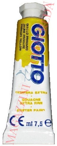 GIOTTO TEMPERA TUBO ML 7,5 GIALLO PRIMARIO